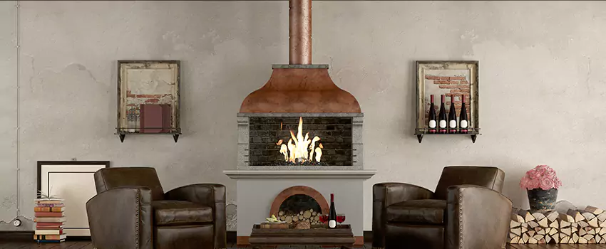 Thelin Hearth Products Providence Pellet Insert Fireplace Installation in Monterey Park, CA